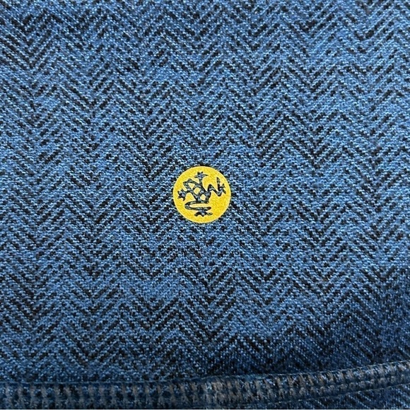 Manduka Women's Blue Stretch High-Waisted Leggings, Small - Picture 4 of 5